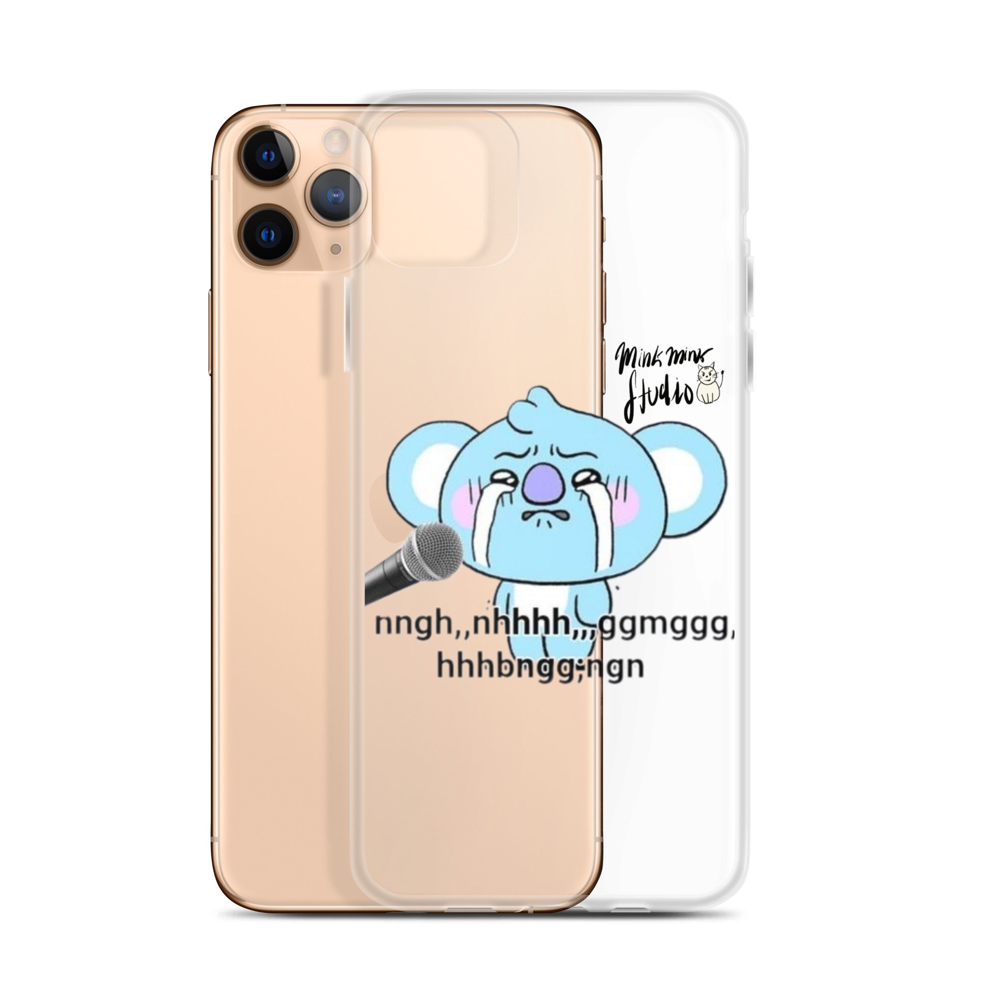 Crying Koya Mink Mink Studio Clear Case for iPhone® – MINK Crying Koya Mink Mink Studio Clear Case for iPhone® – MINK