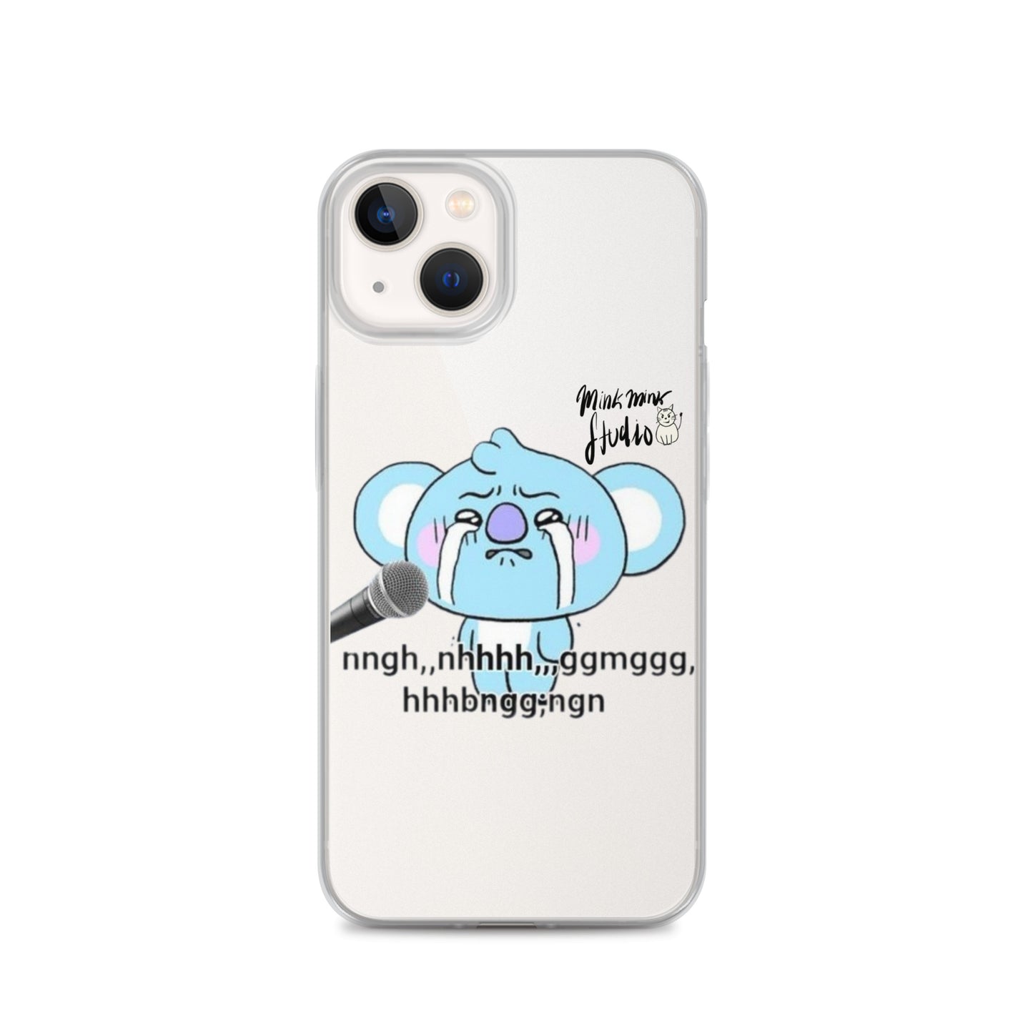 Crying Koya Mink Mink Studio Clear Case for iPhone®