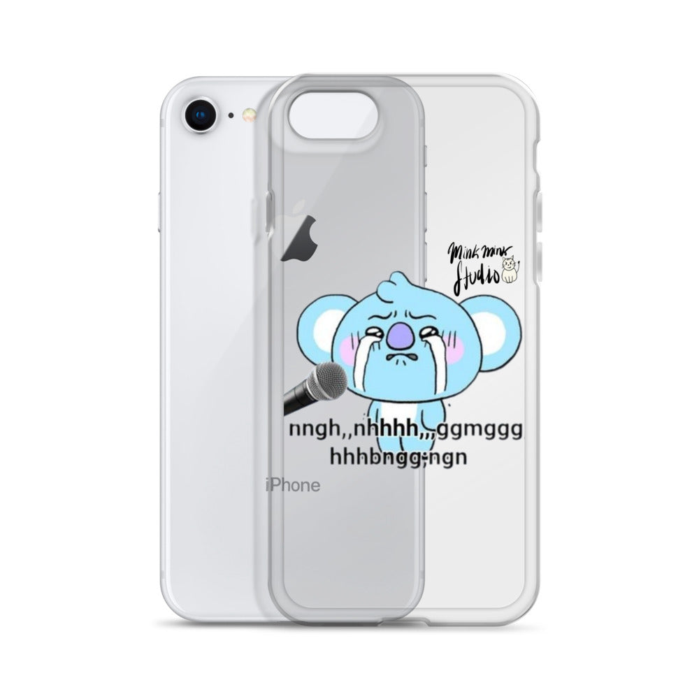 Crying Koya Mink Mink Studio Clear Case for iPhone®