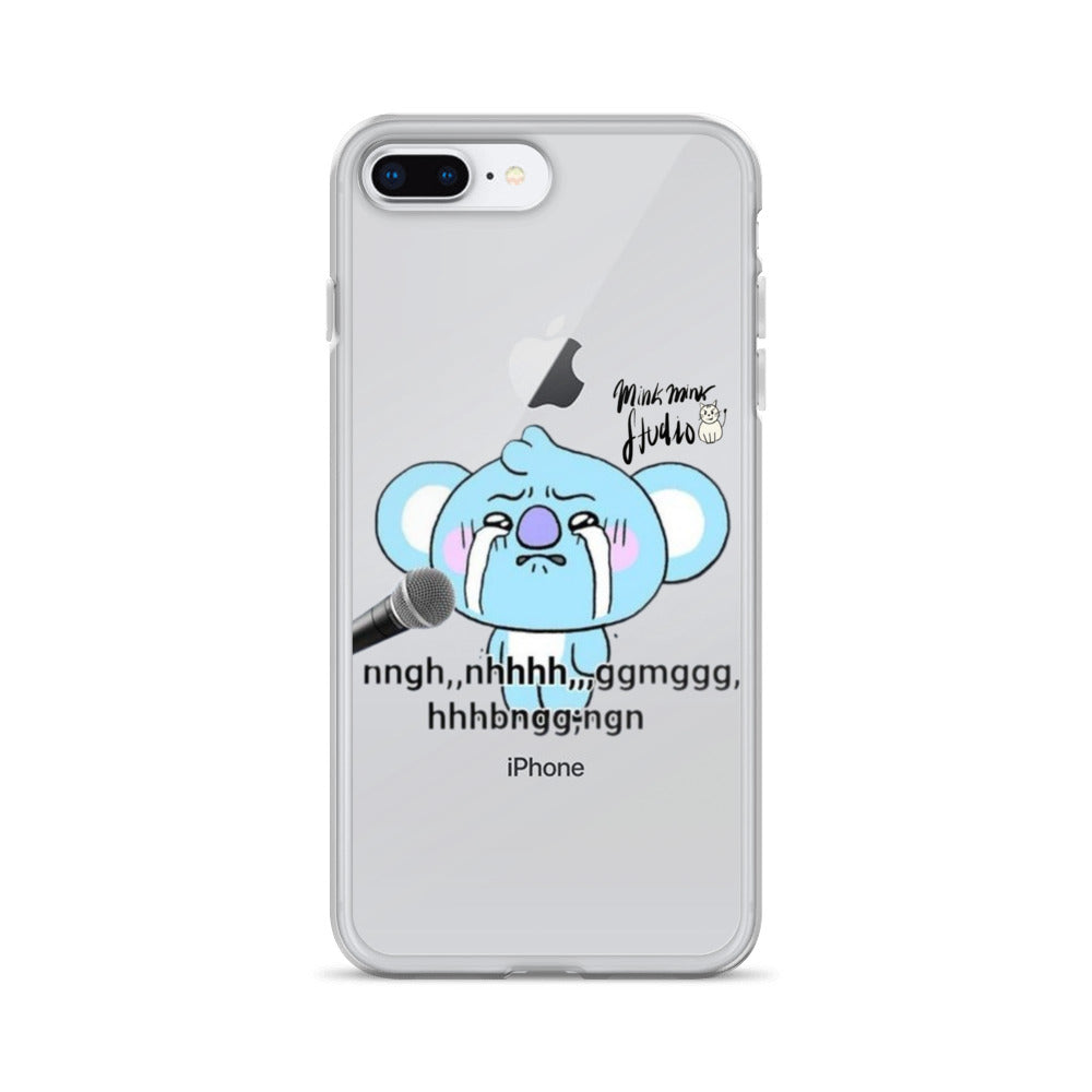 Crying Koya Mink Mink Studio Clear Case for iPhone®