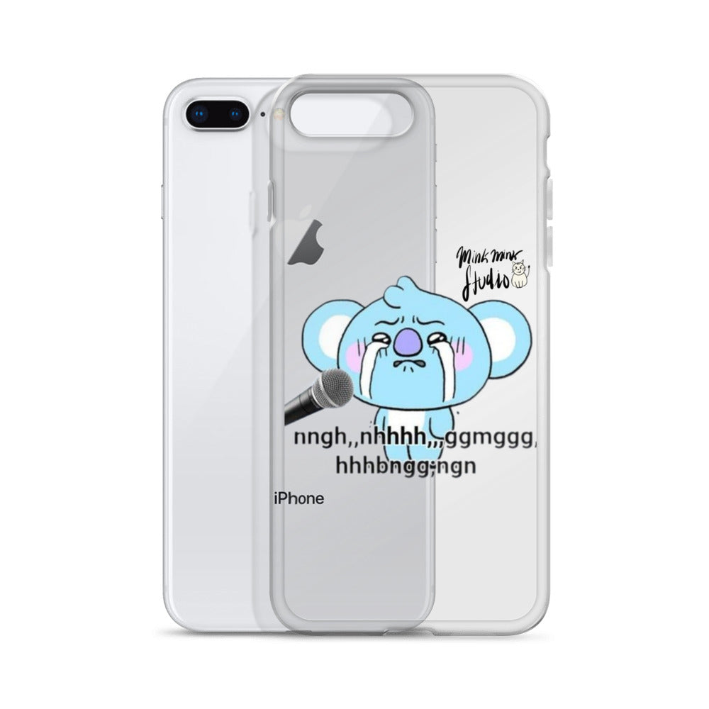 Crying Koya Mink Mink Studio Clear Case for iPhone®