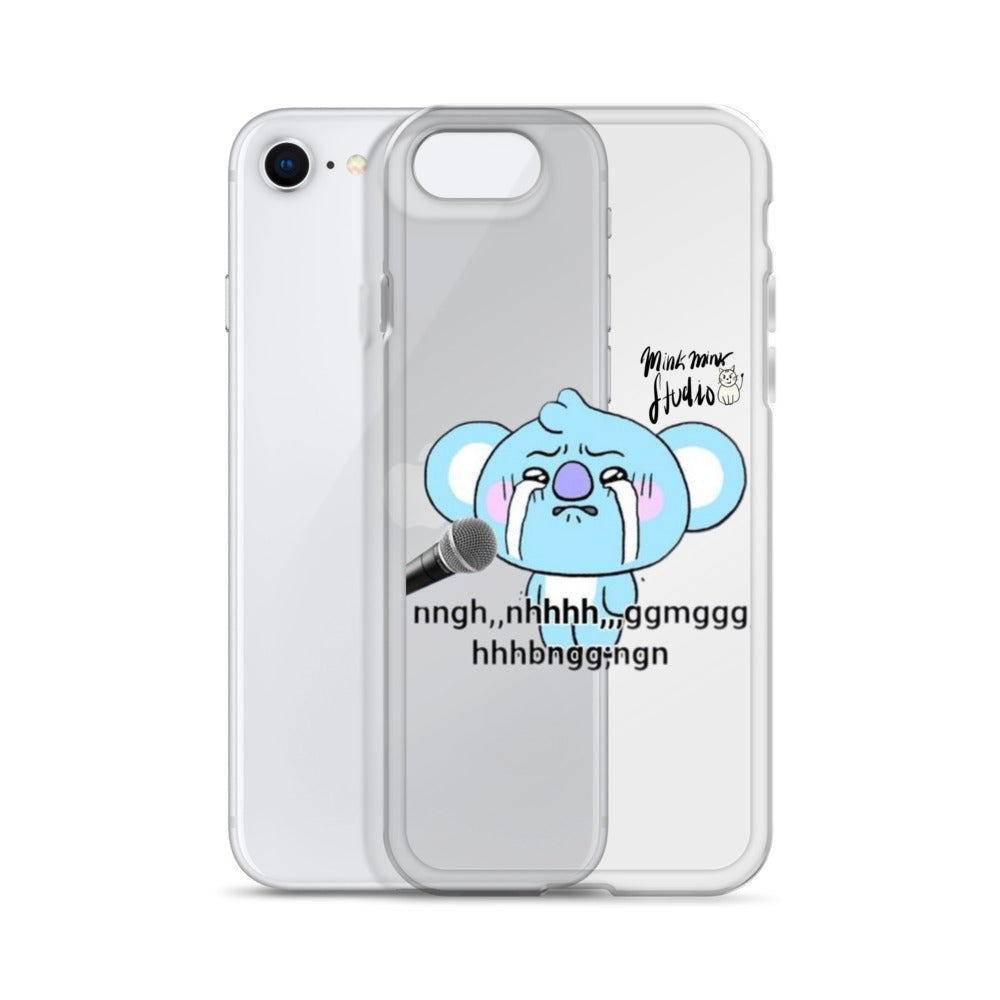 Crying Koya Mink Mink Studio Clear Case for iPhone®