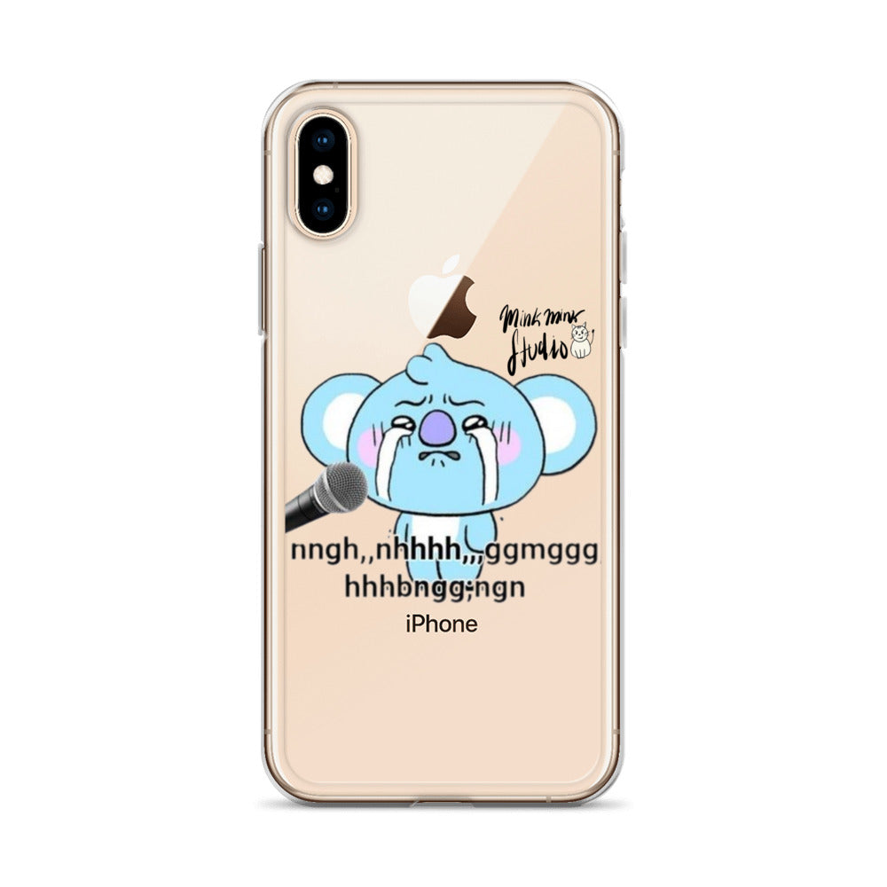 Crying Koya Mink Mink Studio Clear Case for iPhone®