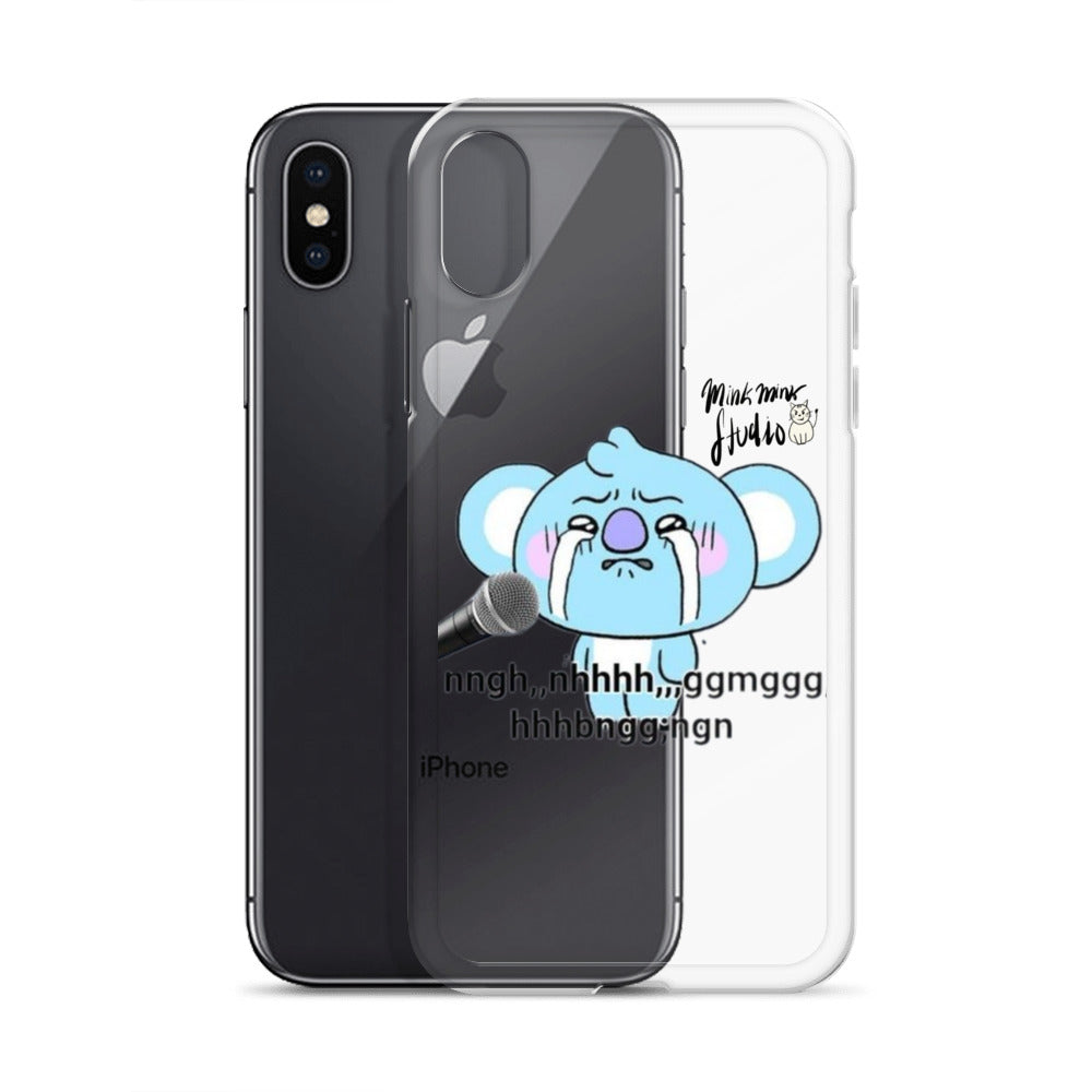 Crying Koya Mink Mink Studio Clear Case for iPhone®