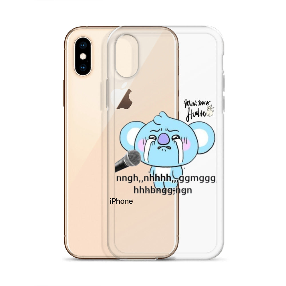 Crying Koya Mink Mink Studio Clear Case for iPhone®