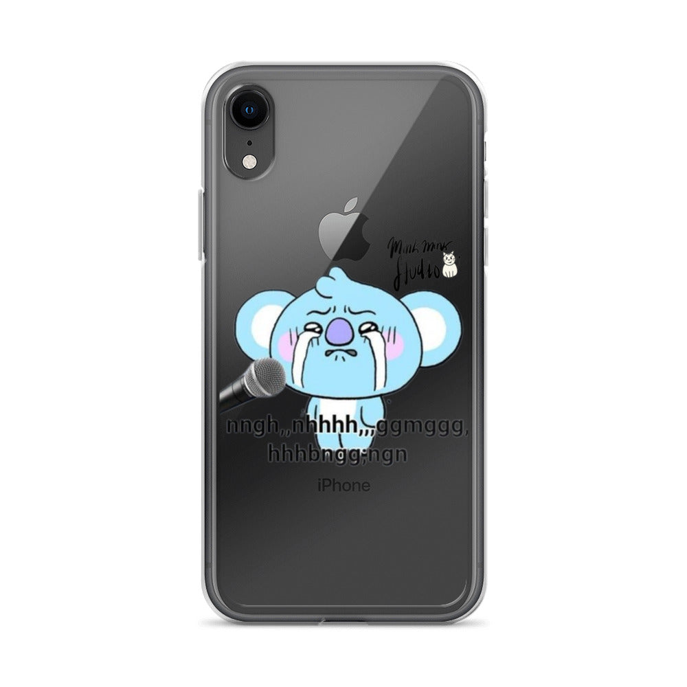 Crying Koya Mink Mink Studio Clear Case for iPhone®