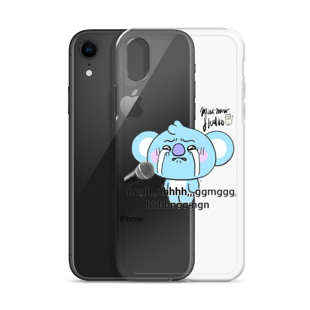 Crying Koya Mink Mink Studio Clear Case for iPhone®