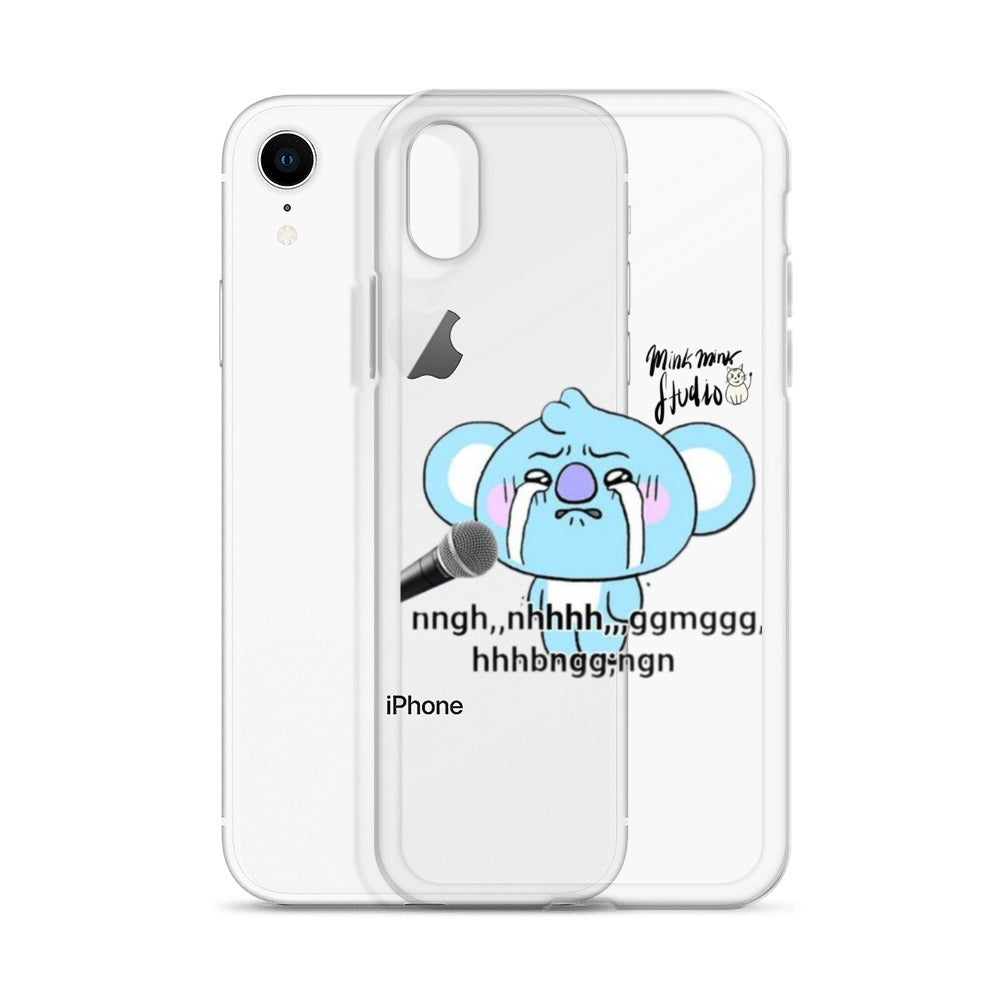 Crying Koya Mink Mink Studio Clear Case for iPhone®