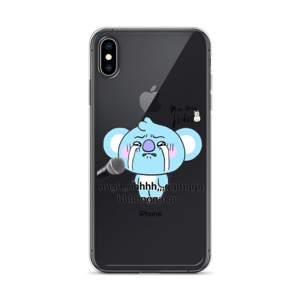 Crying Koya Mink Mink Studio Clear Case for iPhone®