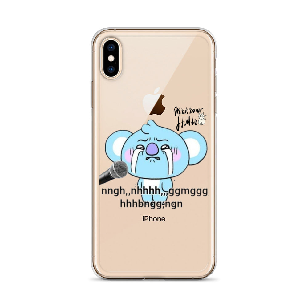 Crying Koya Mink Mink Studio Clear Case for iPhone®