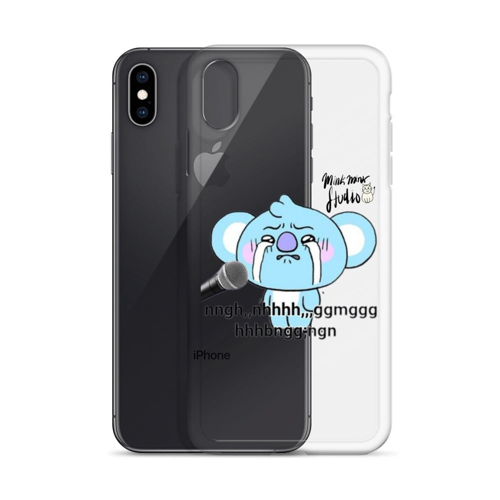 Crying Koya Mink Mink Studio Clear Case for iPhone®