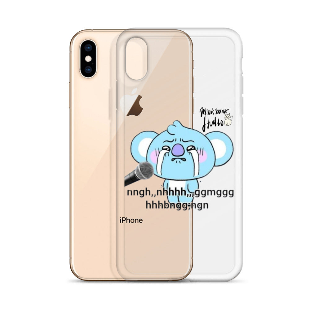 Crying Koya Mink Mink Studio Clear Case for iPhone®